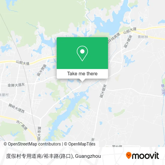 度假村专用道南/裕丰路(路口) map