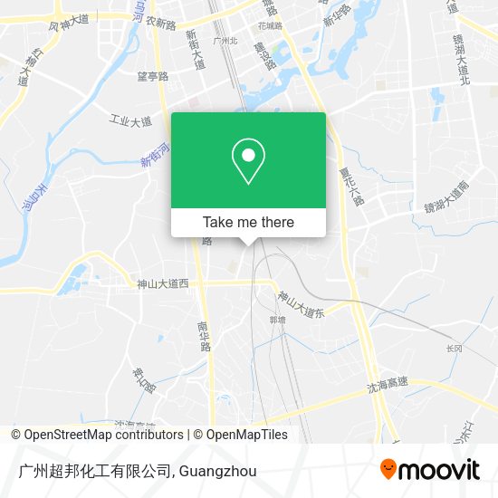 广州超邦化工有限公司 map