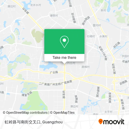 虹岭路与南街交叉口 map
