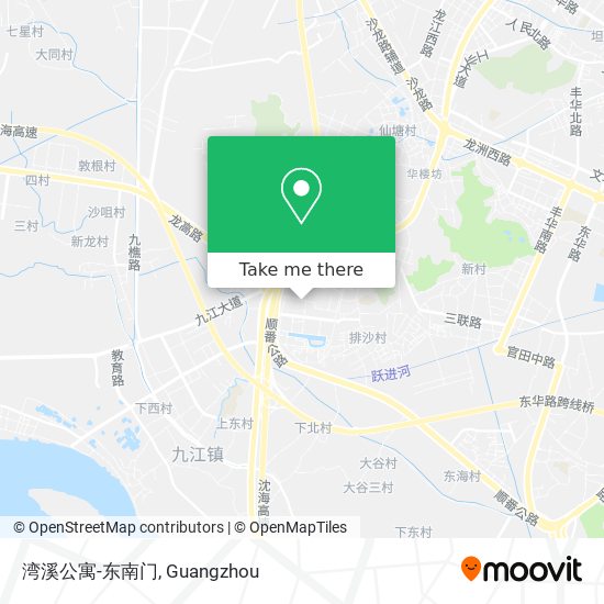 湾溪公寓-东南门 map