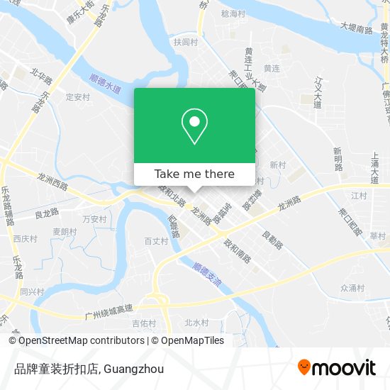 品牌童装折扣店 map