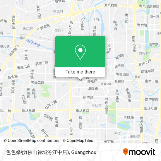 色色婚纱(佛山禅城汾江中店) map