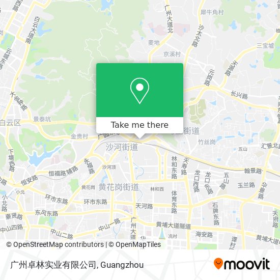 广州卓林实业有限公司 map