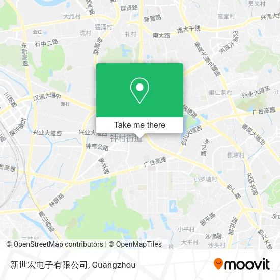 新世宏电子有限公司 map