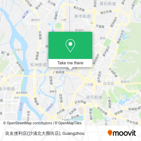 良友便利店(沙涌北大围街店) map