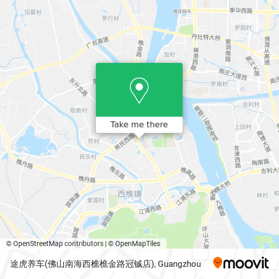 途虎养车(佛山南海西樵樵金路冠铖店) map