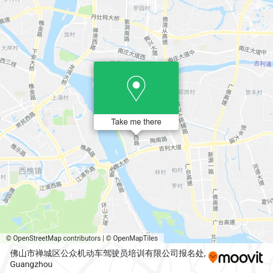 佛山市禅城区公众机动车驾驶员培训有限公司报名处 map