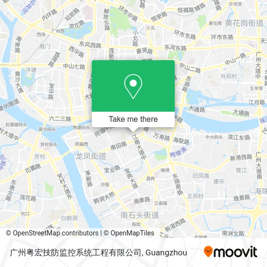 广州粤宏技防监控系统工程有限公司 map