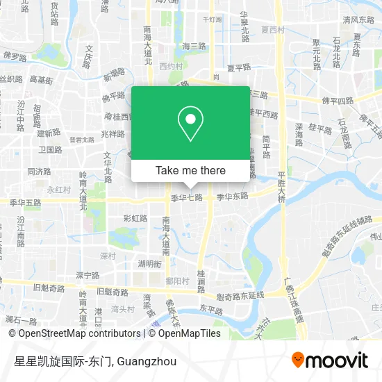 星星凯旋国际-东门 map