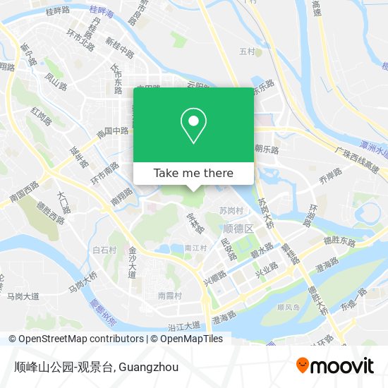 顺峰山公园-观景台 map