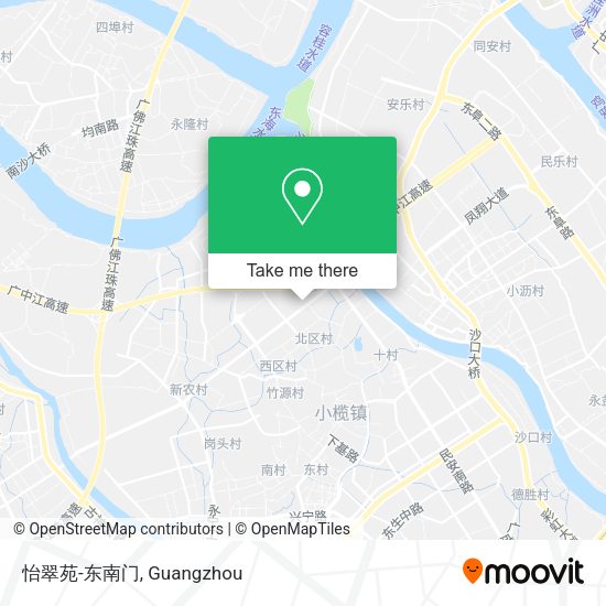怡翠苑-东南门 map