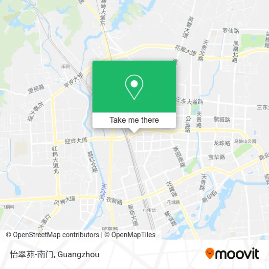 怡翠苑-南门 map