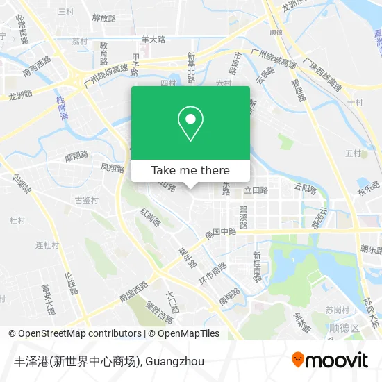 丰泽港(新世界中心商场) map