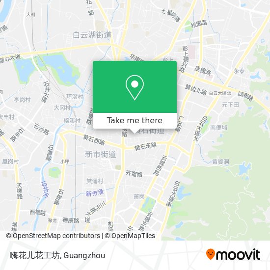 嗨花儿花工坊 map