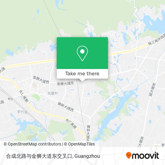 合成北路与金狮大道东交叉口 map