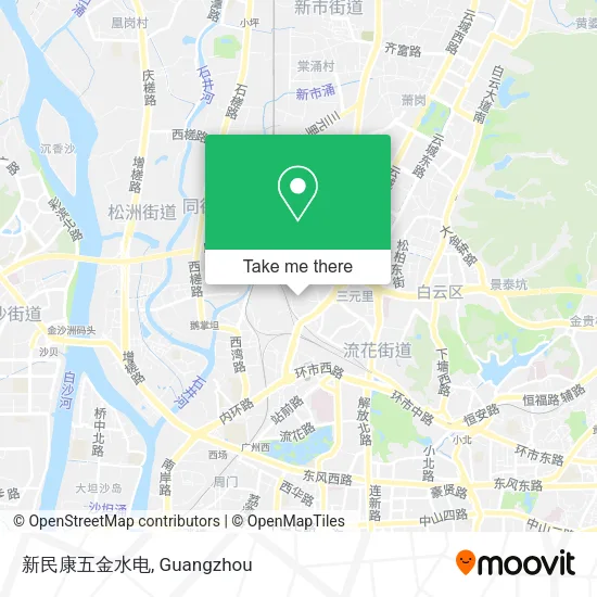 新民康五金水电 map