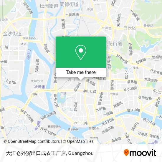 大汇仓外贸出口成衣工厂店 map