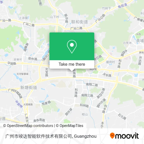 广州市竣达智能软件技术有限公司 map
