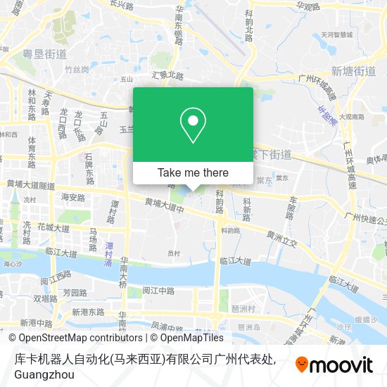 库卡机器人自动化(马来西亚)有限公司广州代表处 map