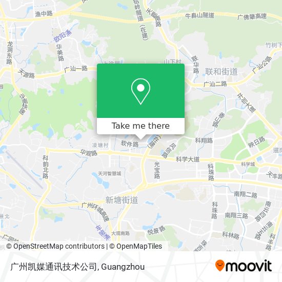 广州凯媒通讯技术公司 map