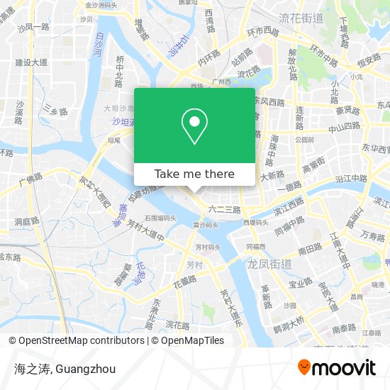 海之涛 map