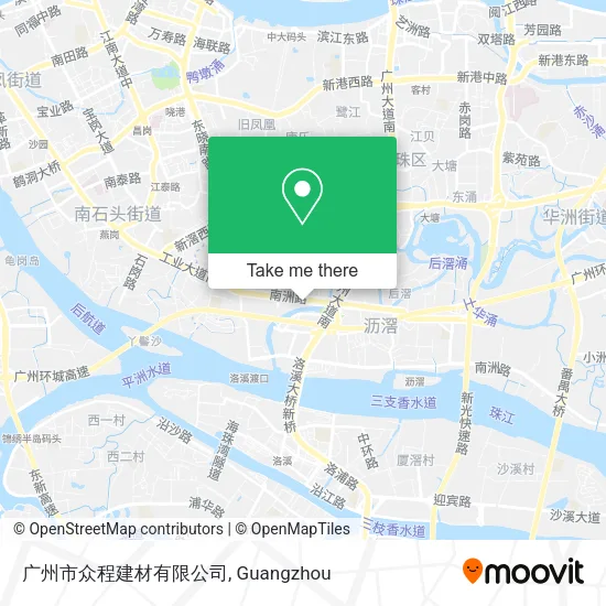 广州市众程建材有限公司 map