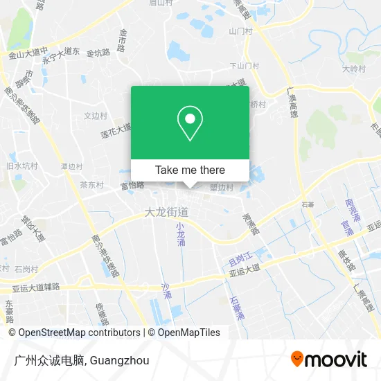 广州众诚电脑 map