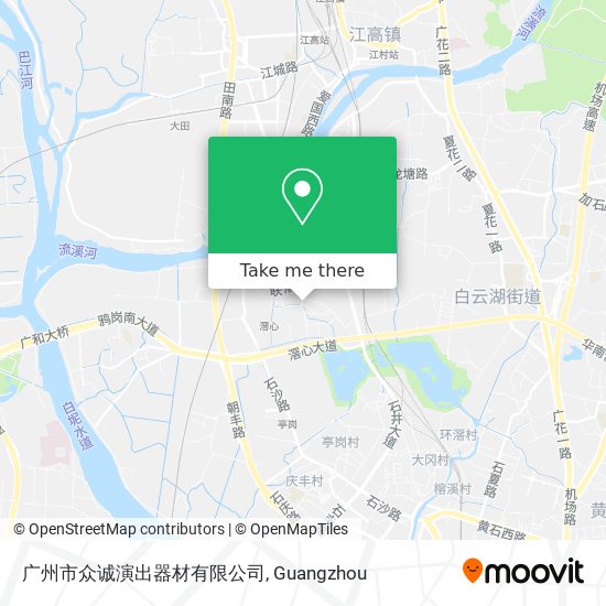 广州市众诚演出器材有限公司 map