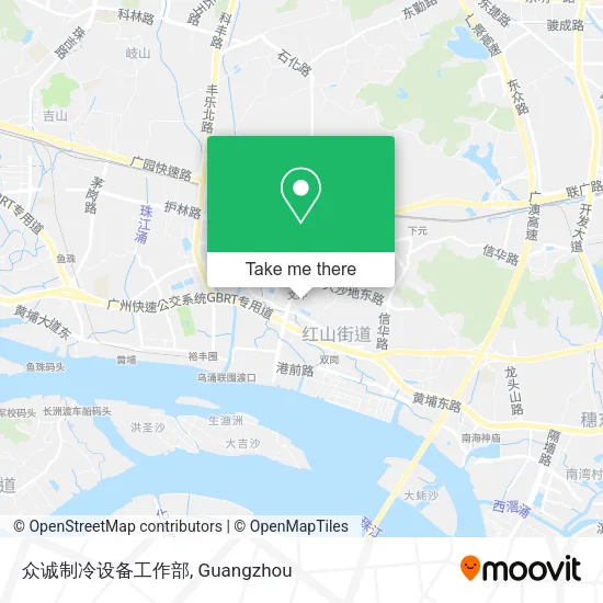 众诚制冷设备工作部 map