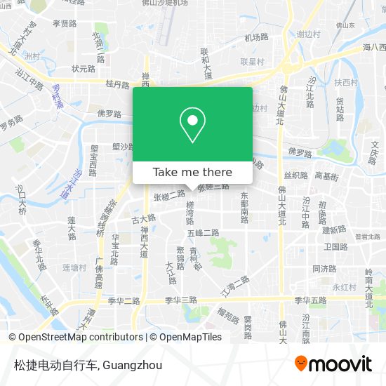 松捷电动自行车 map