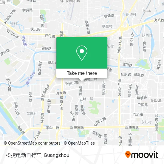 松捷电动自行车 map
