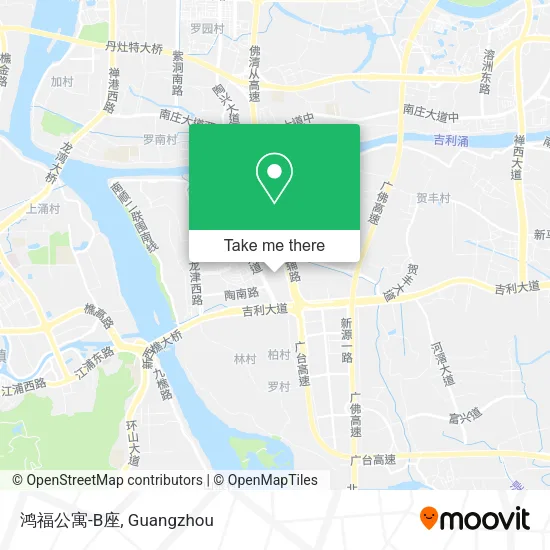 鸿福公寓-B座 map