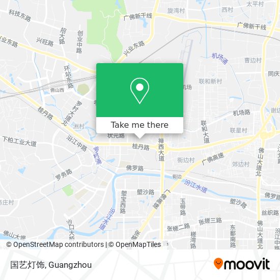 国艺灯饰 map