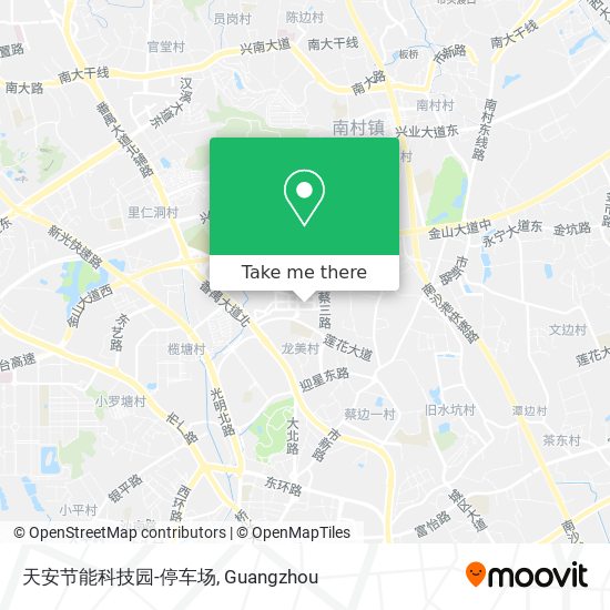 天安节能科技园-停车场 map