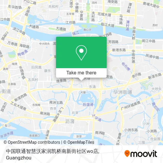 中国联通智慧沃家润凯桥南新街社区wo店 map
