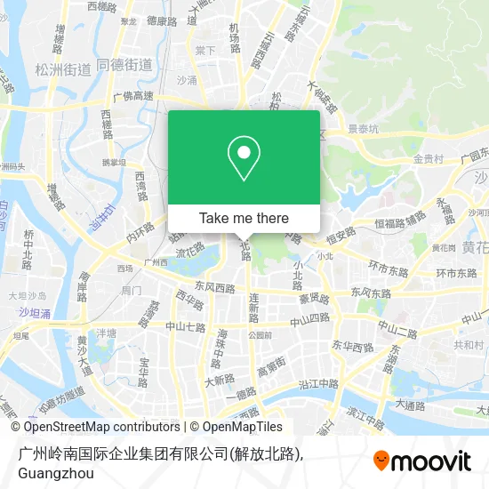 广州岭南国际企业集团有限公司(解放北路) map
