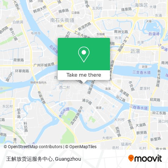 王解放货运服务中心 map