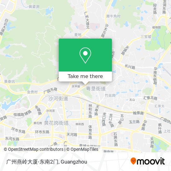 广州燕岭大厦-东南2门 map