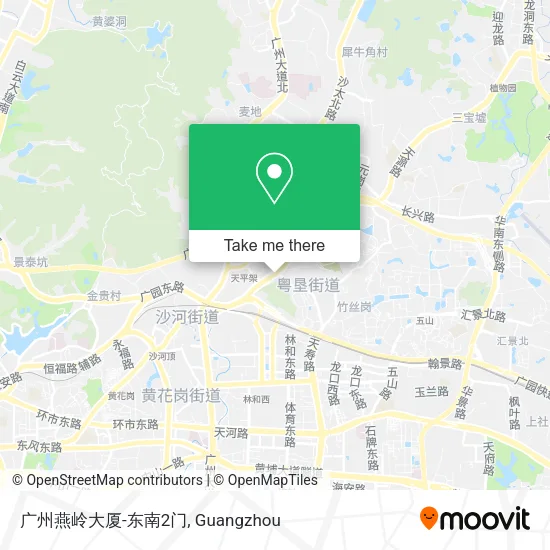 广州燕岭大厦-东南2门 map