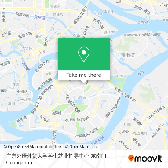 广东外语外贸大学学生就业指导中心-东南门 map
