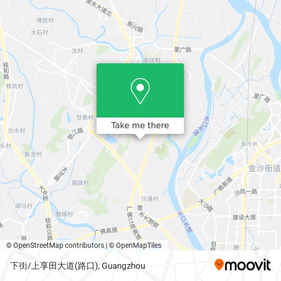 下街/上享田大道(路口) map