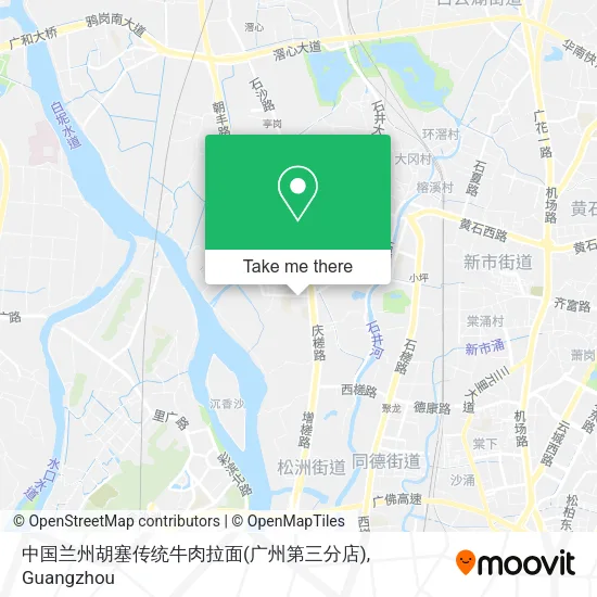 中国兰州胡塞传统牛肉拉面(广州第三分店) map