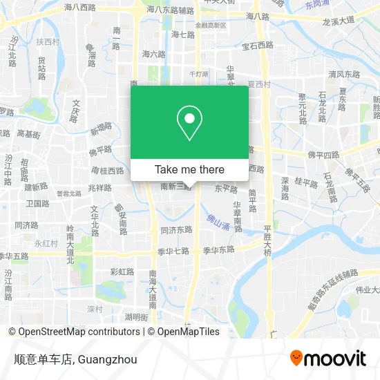 顺意单车店 map