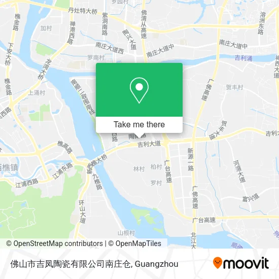 佛山市吉凤陶瓷有限公司南庄仓 map