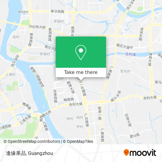 逢缘果品 map