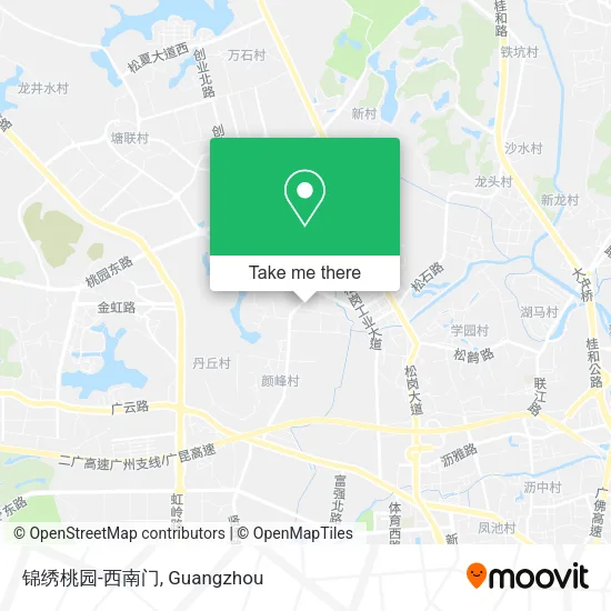 锦绣桃园-西南门 map