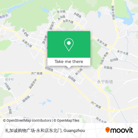 礼加诚购物广场-永和店东北门 map