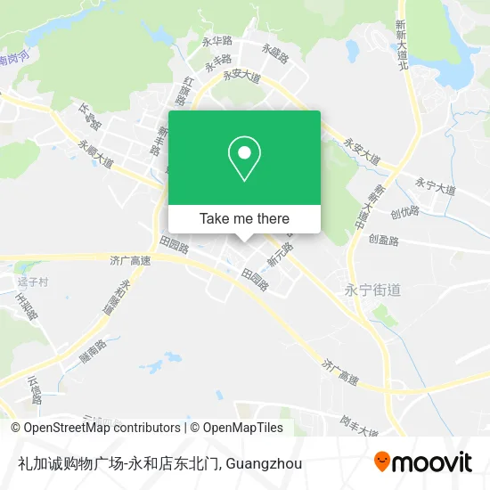 礼加诚购物广场-永和店东北门 map