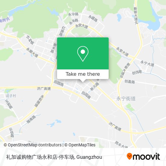 礼加诚购物广场永和店-停车场 map