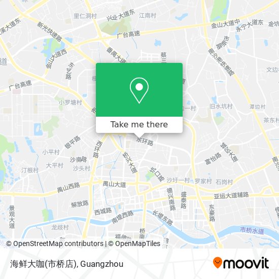 海鲜大咖(市桥店) map